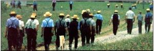 
The Amish come together as a way of life to raise a barn for a member of their community in Lancaster County, Penn.
